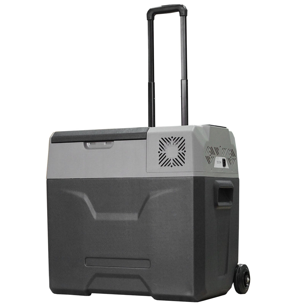 HOMCOM Car Refrigerator, Portable 12/24V 50 Litre Compressor Fridge Freezer, Electric Cooler Box for Camping, Travel, Picnic, Down to -20\'e2\'84\'83