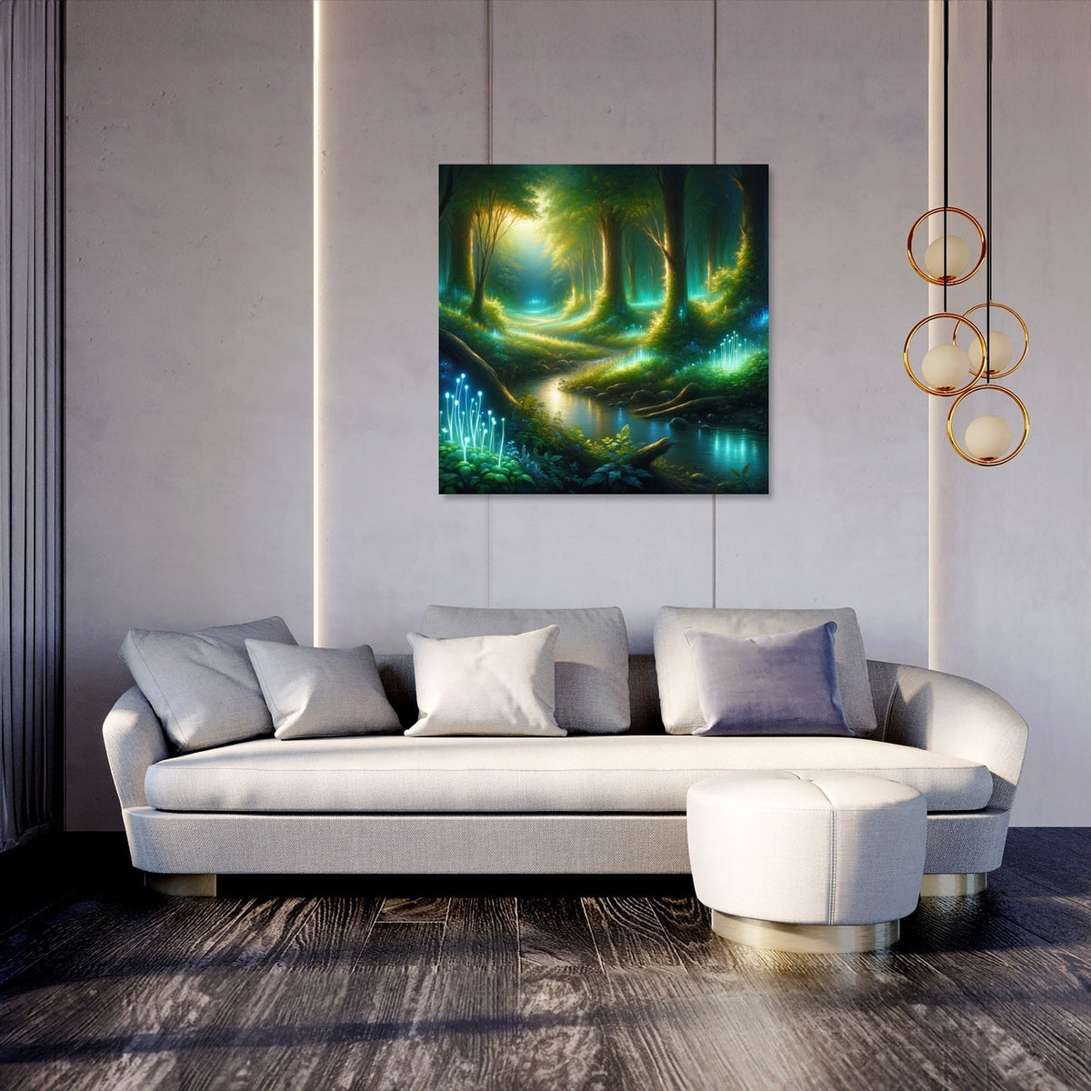Enchanted Glade Forest Canvas
