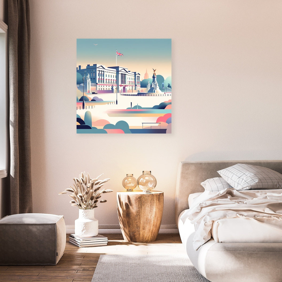 Modern Buckingham Palace Canvas
