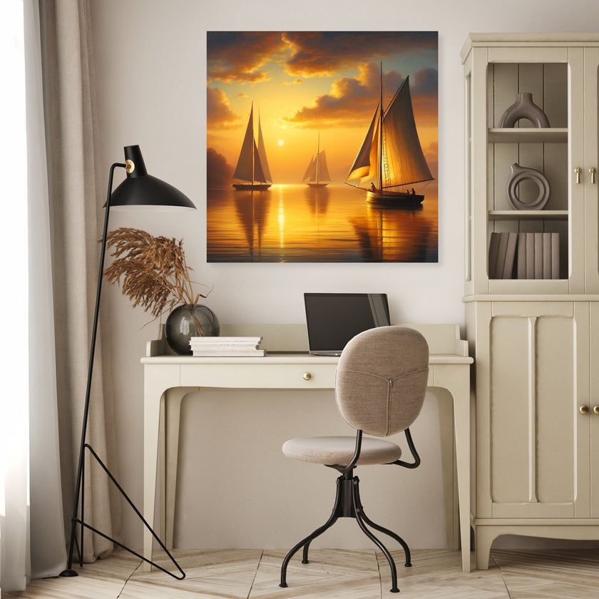Lakeside Twilight Canvas