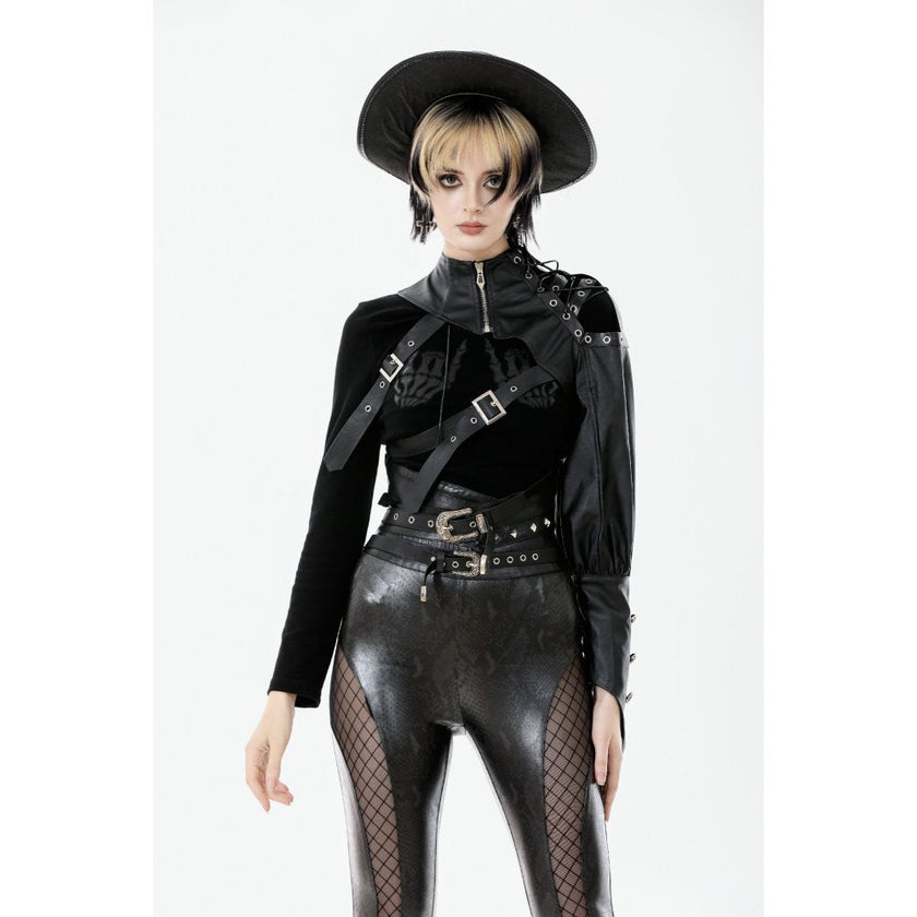 Dark in Love Zora Single Sleeve Harness Shrug