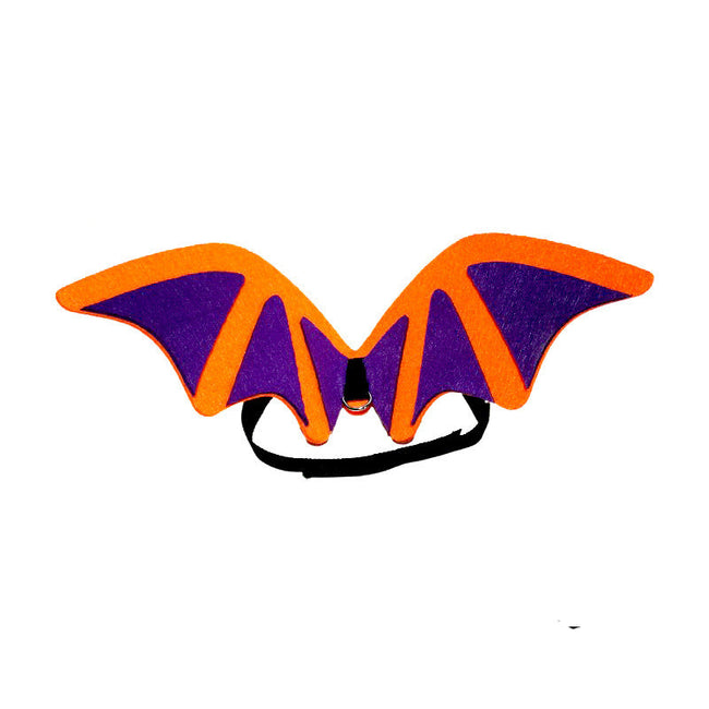 Disfraz de Halloween para mascotas: alas de murciélago, pajarita y accesorios de sombrero