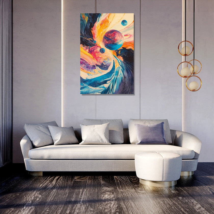 Alien Planetary System Canvas