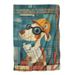 Worker Dog Construction Blanket