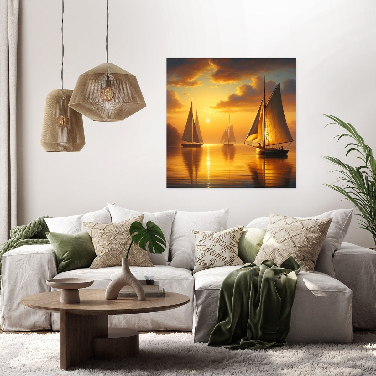 Lakeside Twilight Canvas