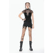 Dark in Love Dark Punk Mesh Chain Top