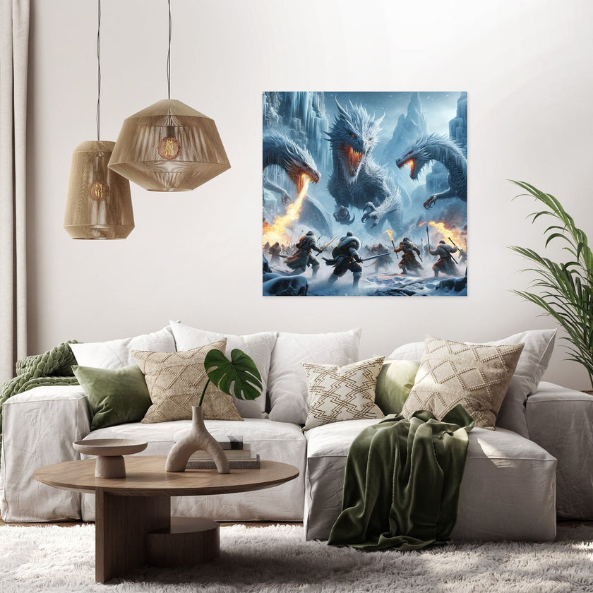 Battle of Frost Island Canvas