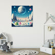 Lunar Playground Canvas