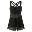 Korean Version Of Solid Color Lace One-piece Swimsuit