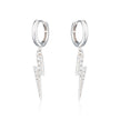 Lightning Hoop Earrings
