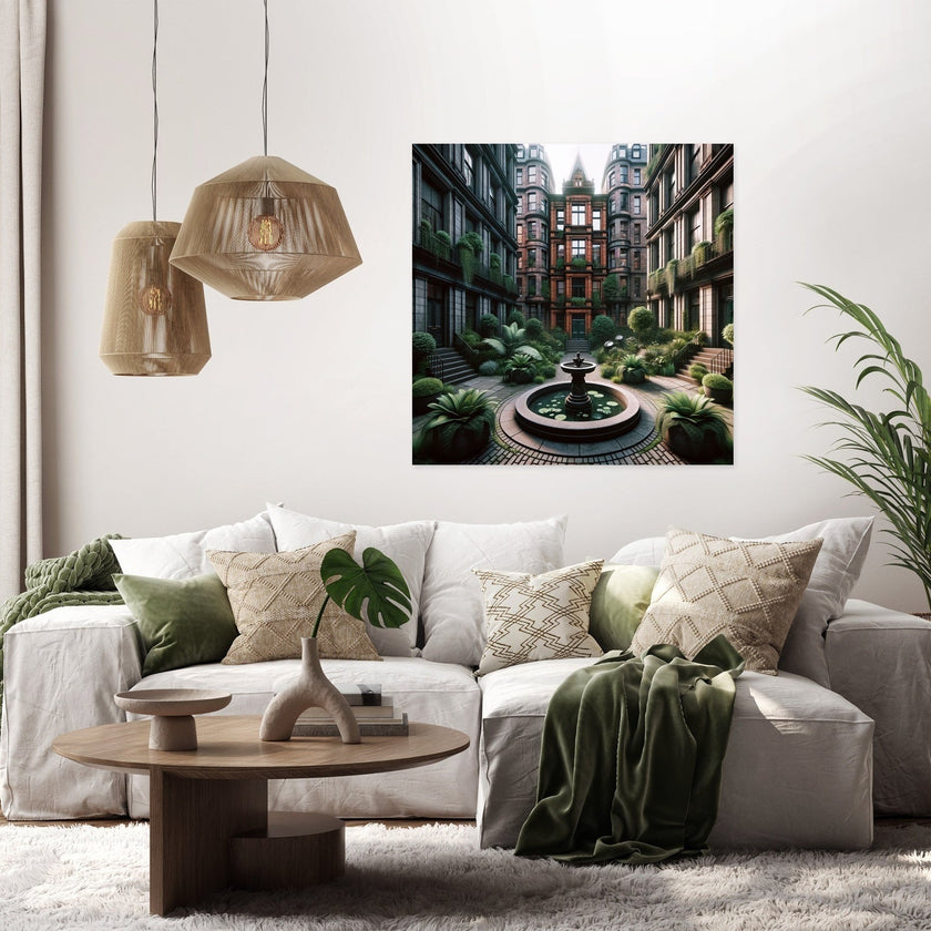 Victorian Oasis Glasgow Canvas