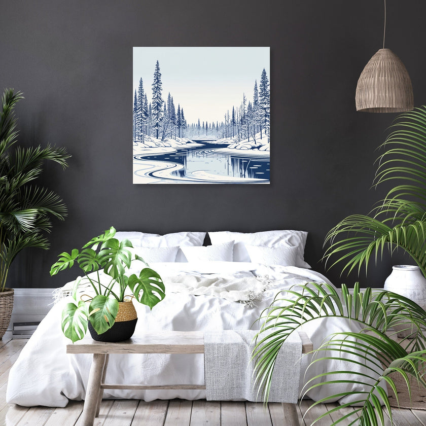 Lapland Winter Serenity Canvas