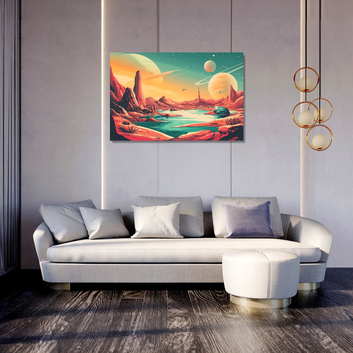 Galactic Flora Canvas