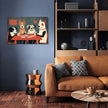 Canine Card Players Canvas
