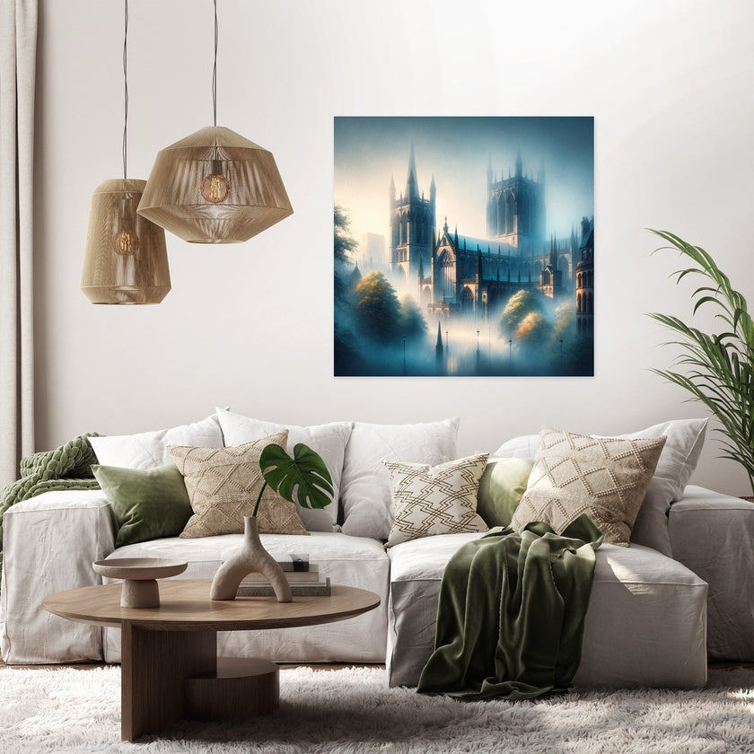 Manchester Cathedral Dawn Canvas