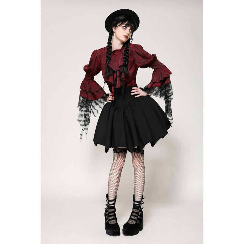 Dark in Love Keziah High Waisted Skirt - Size UK 8 Left Only!