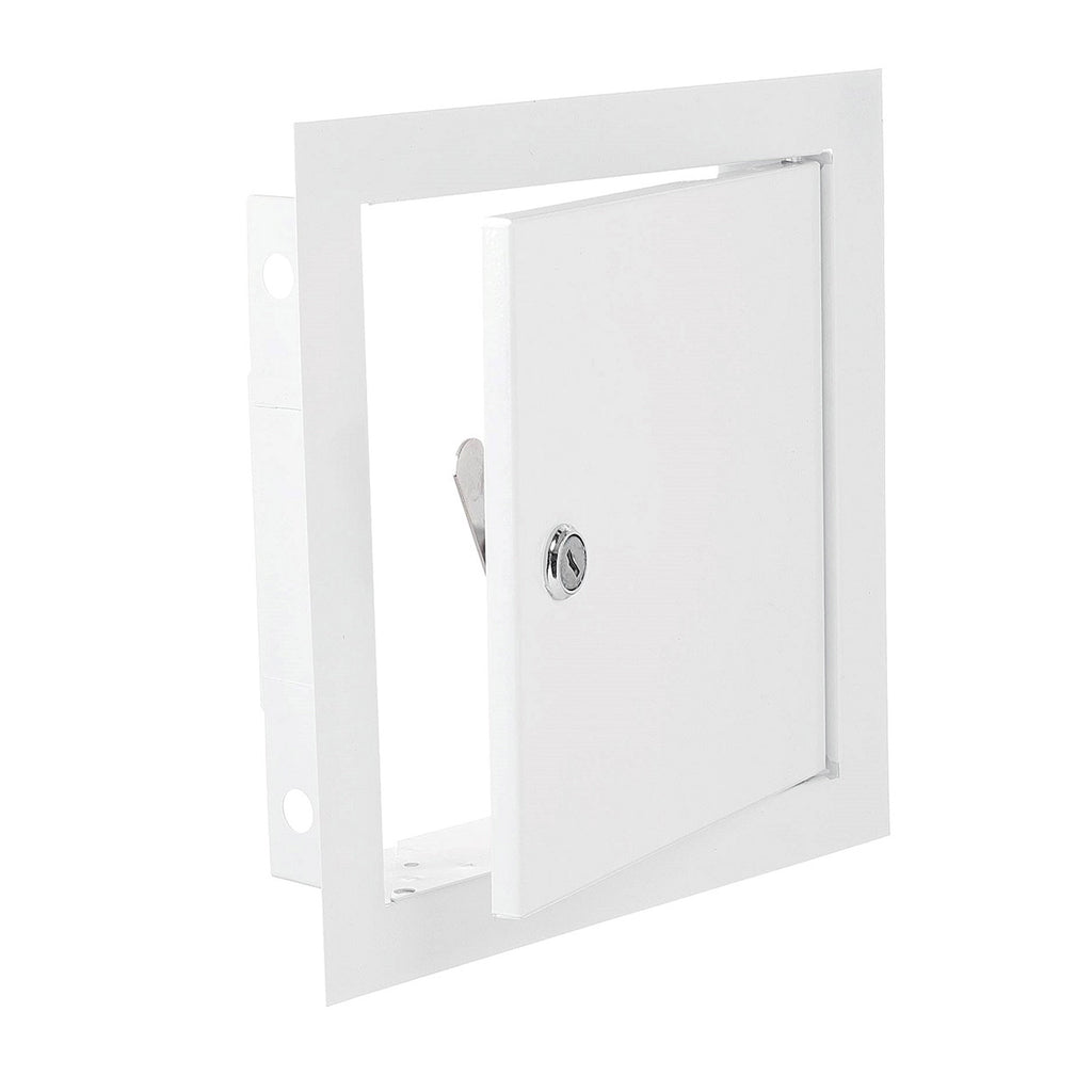 Access Panel Door Metal With Lock, White 400mm x 400mm