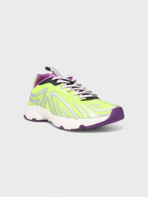 Acne Studios Buzz Neon Trainers Contrast Yellow Sneaker