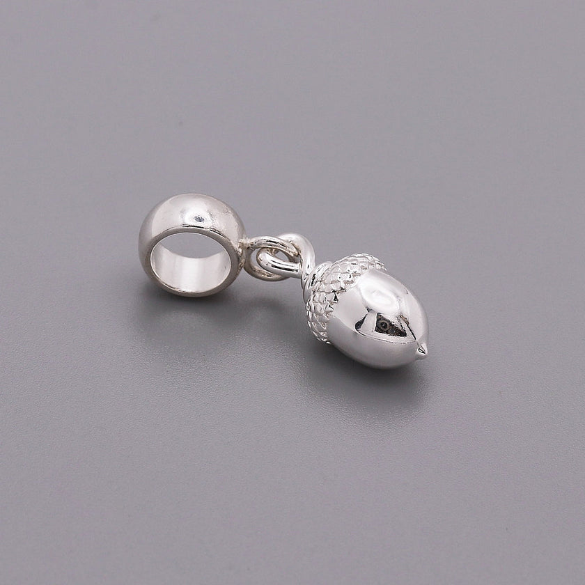 Sterling Silver Acorn Charm