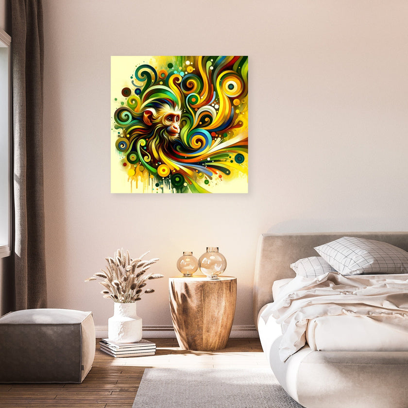 Playful Monkey Canvas