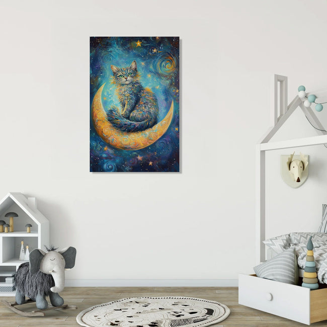Galaxie-Wächter-Katzenleinwand