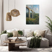 Millau Viaduct Impressionist Canvas