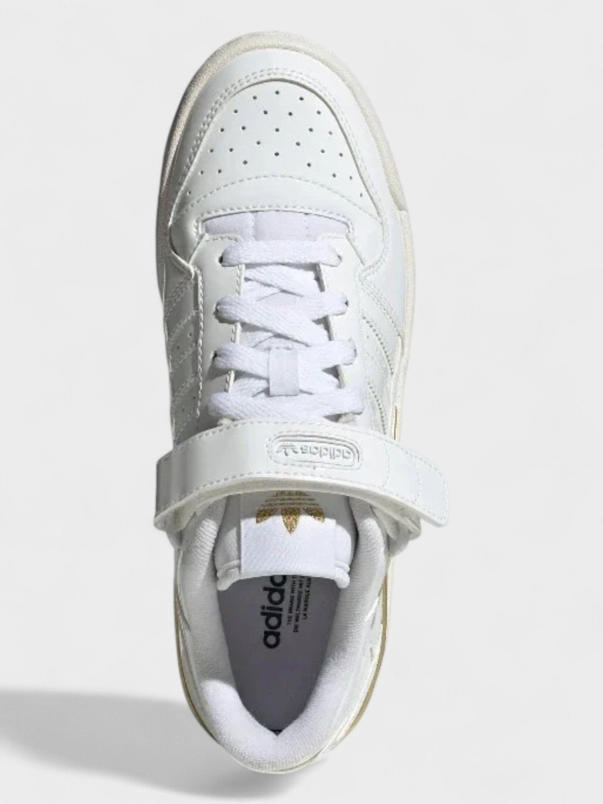 Forum Low White Matte Gold
