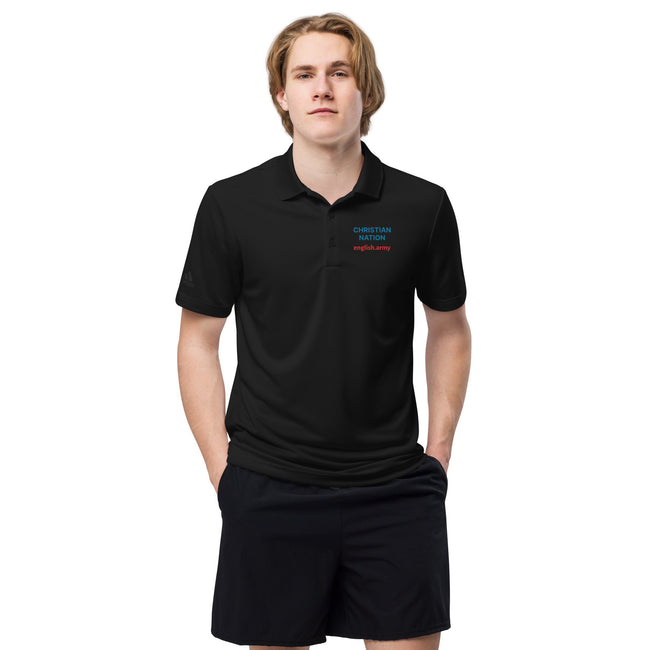 Christian Nation - Adidas Premium Polo Shirt