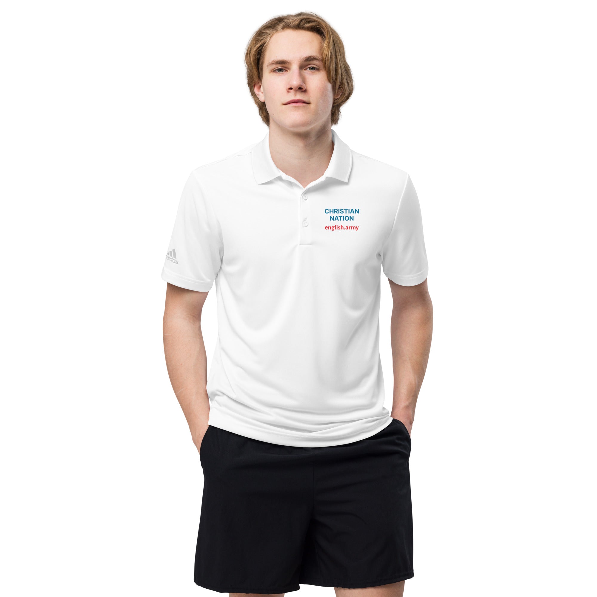 Christian Nation - Adidas Premium Polo Shirt