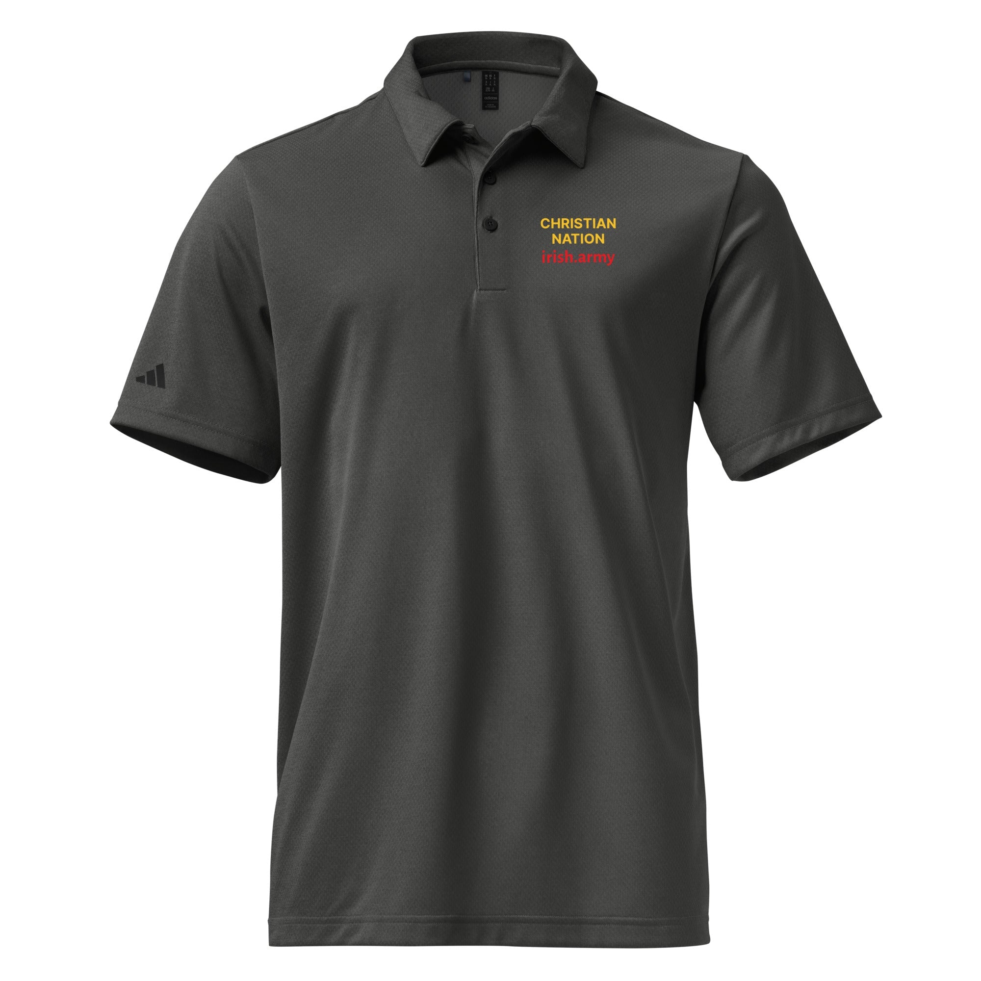 Christian Nation - Adidas Space-dyed Polo