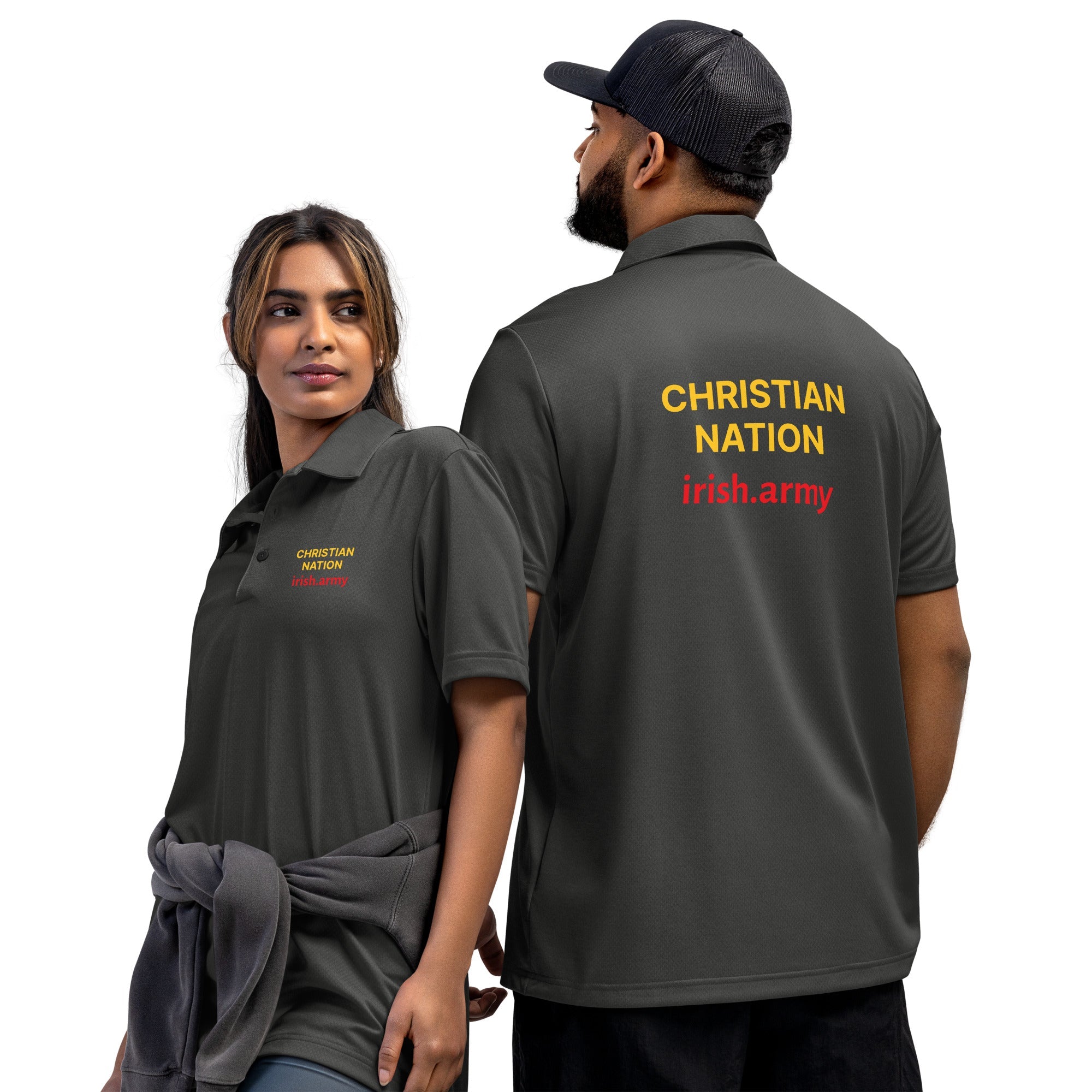 Christian Nation - Adidas Space-dyed Polo