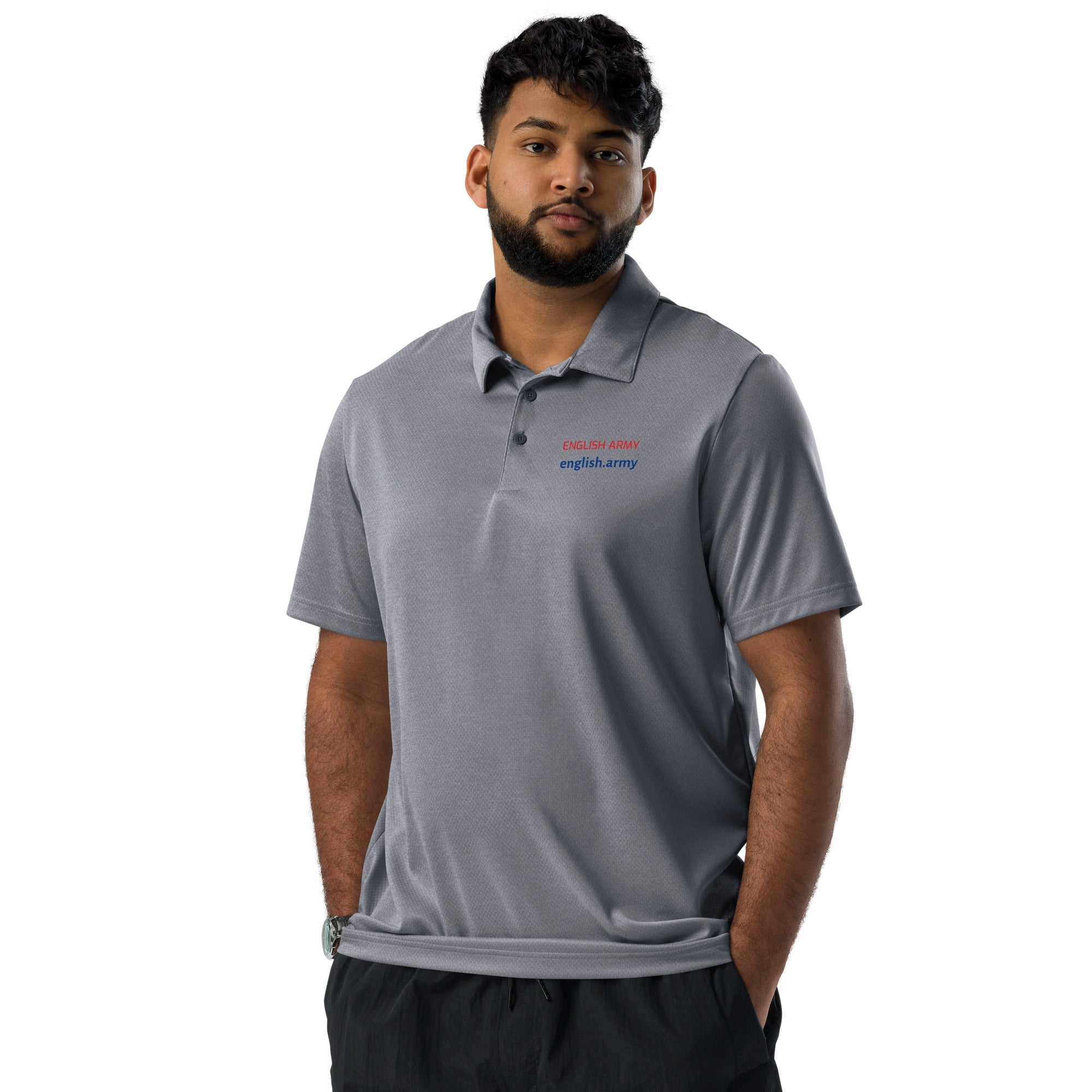 ENGLISH ARMY - Adidas Space-dyed Polo