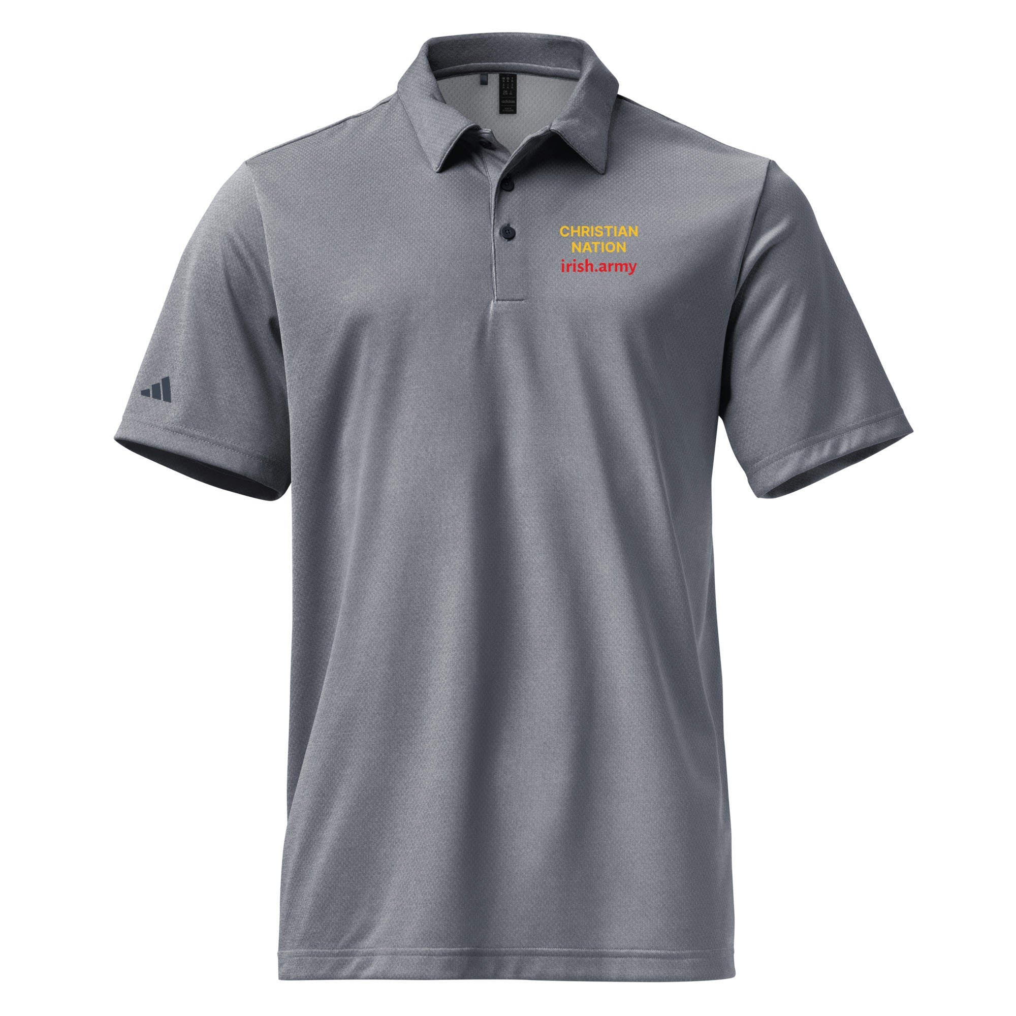 Christian Nation - Adidas Space-dyed Polo