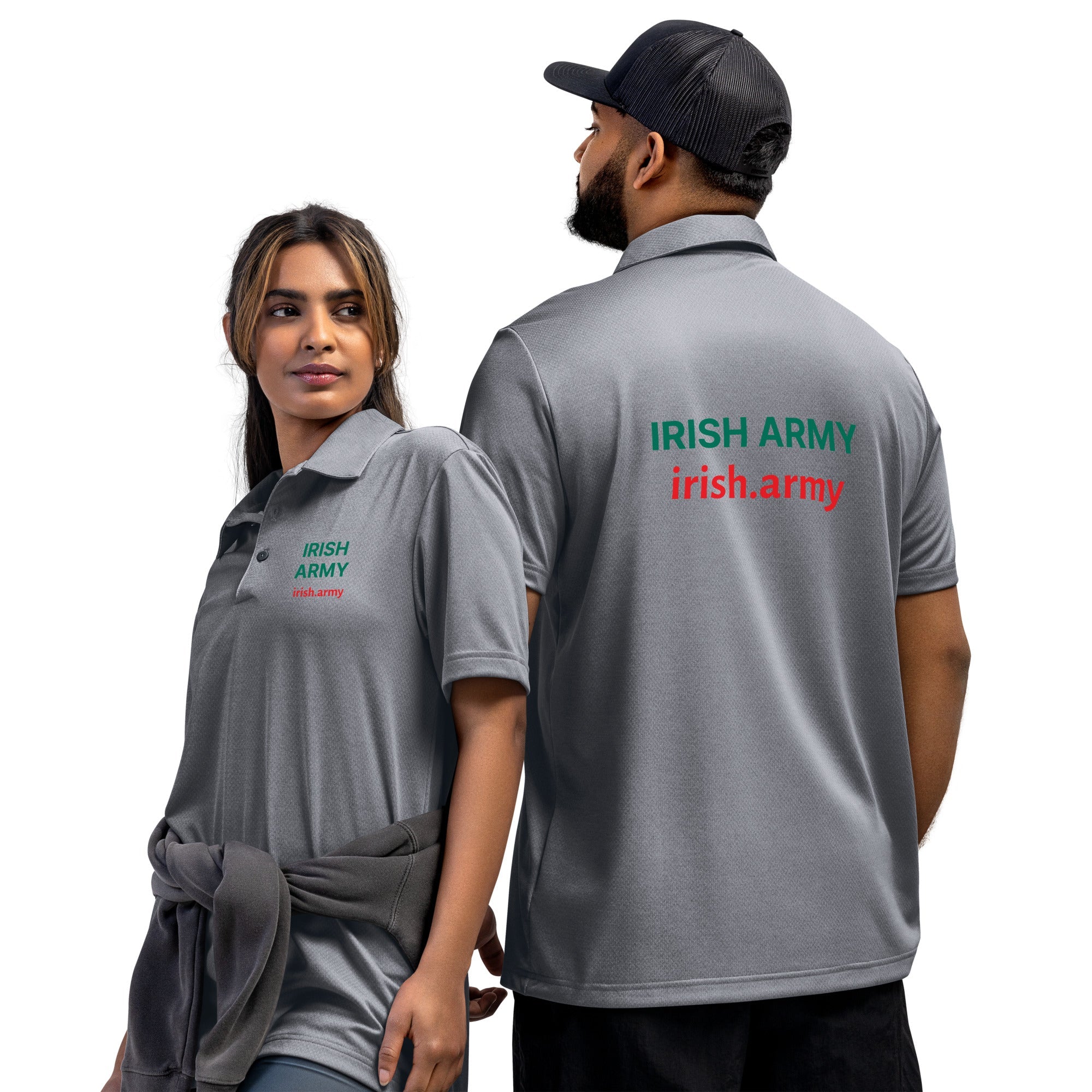 IRISH ARMY - Adidas Space-dyed Polo