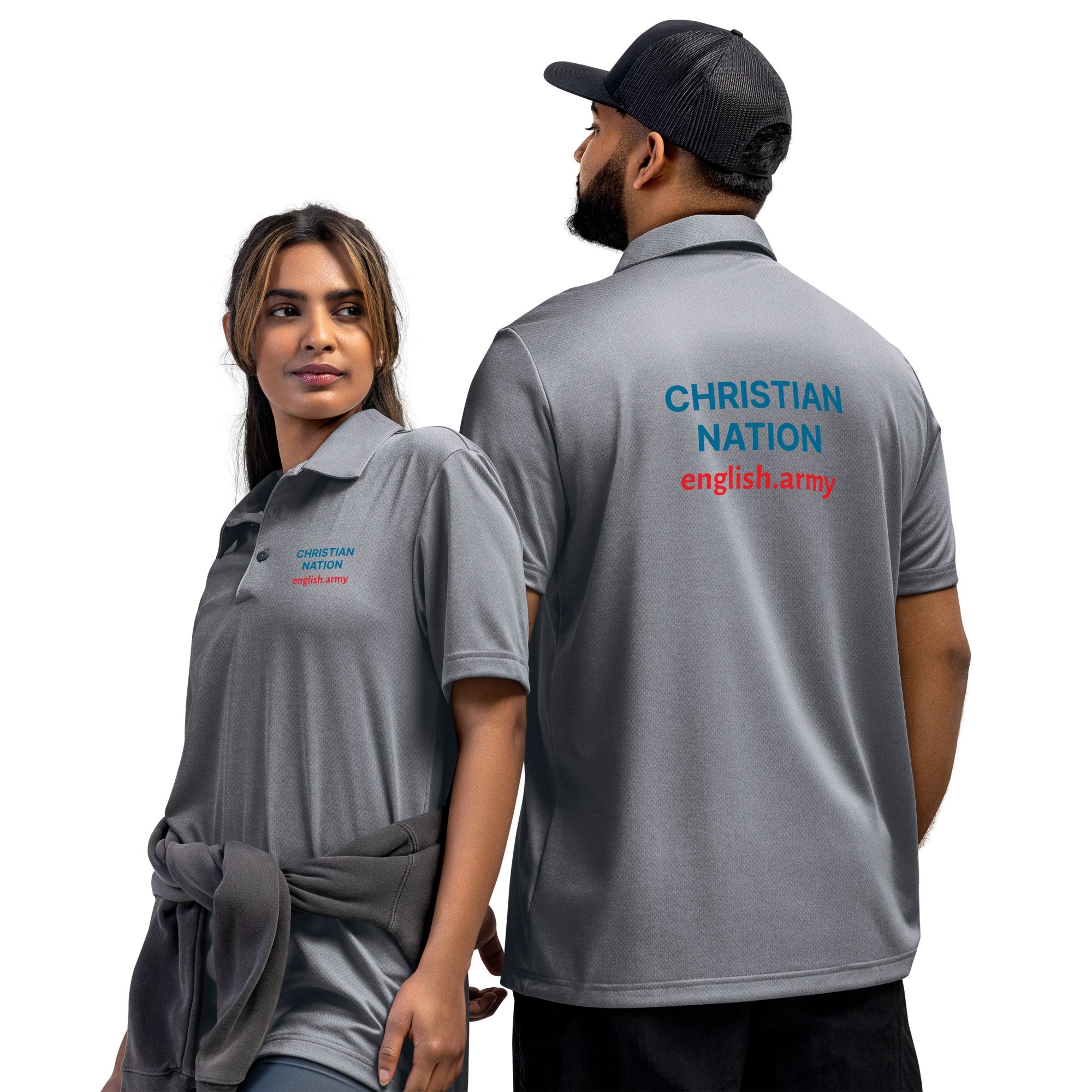 Christian Nation - Adidas Space-dyed Polo