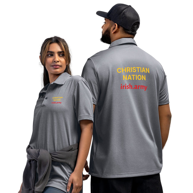 Christian Nation - Adidas Space-dyed Polo