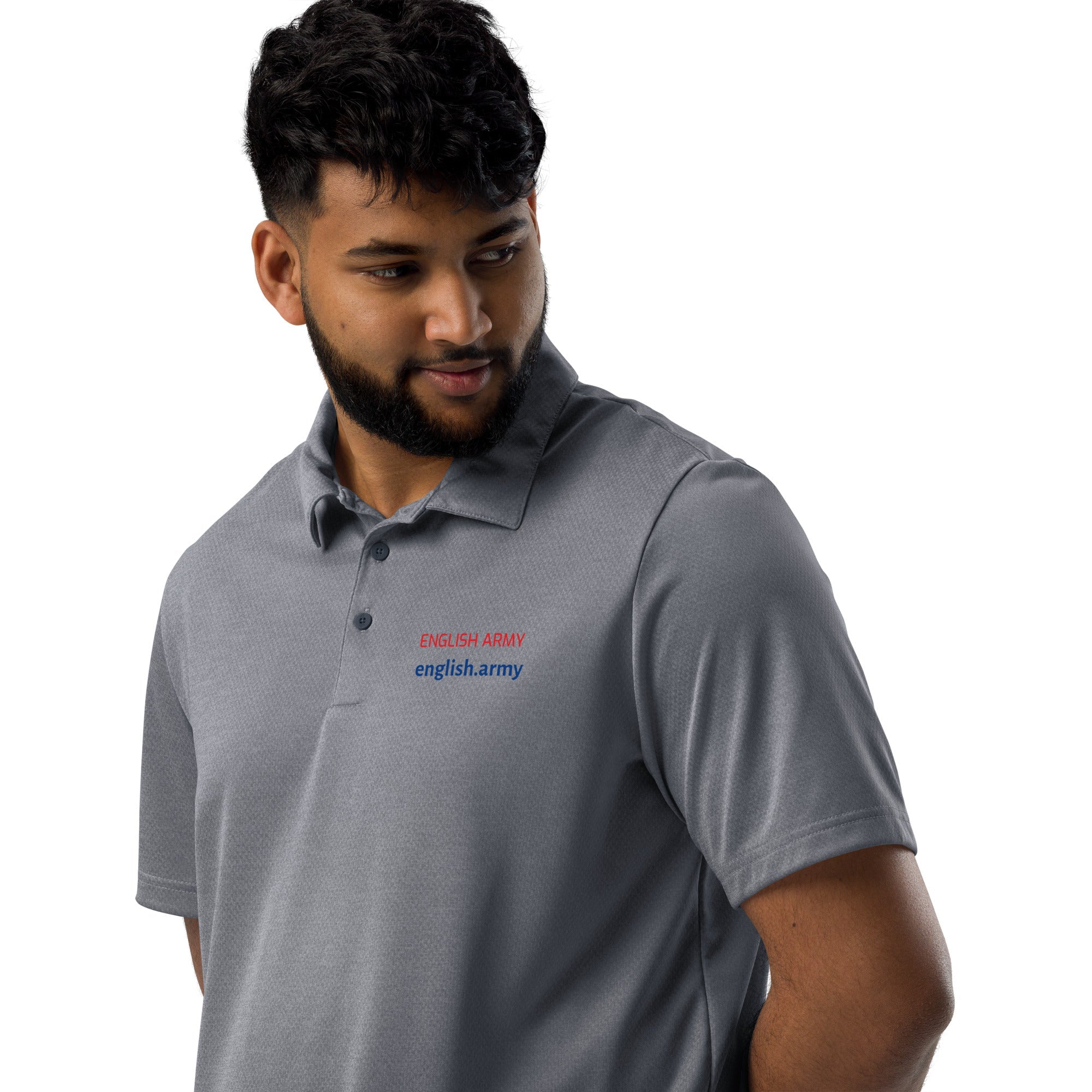 ENGLISH ARMY - Adidas Space-dyed Polo