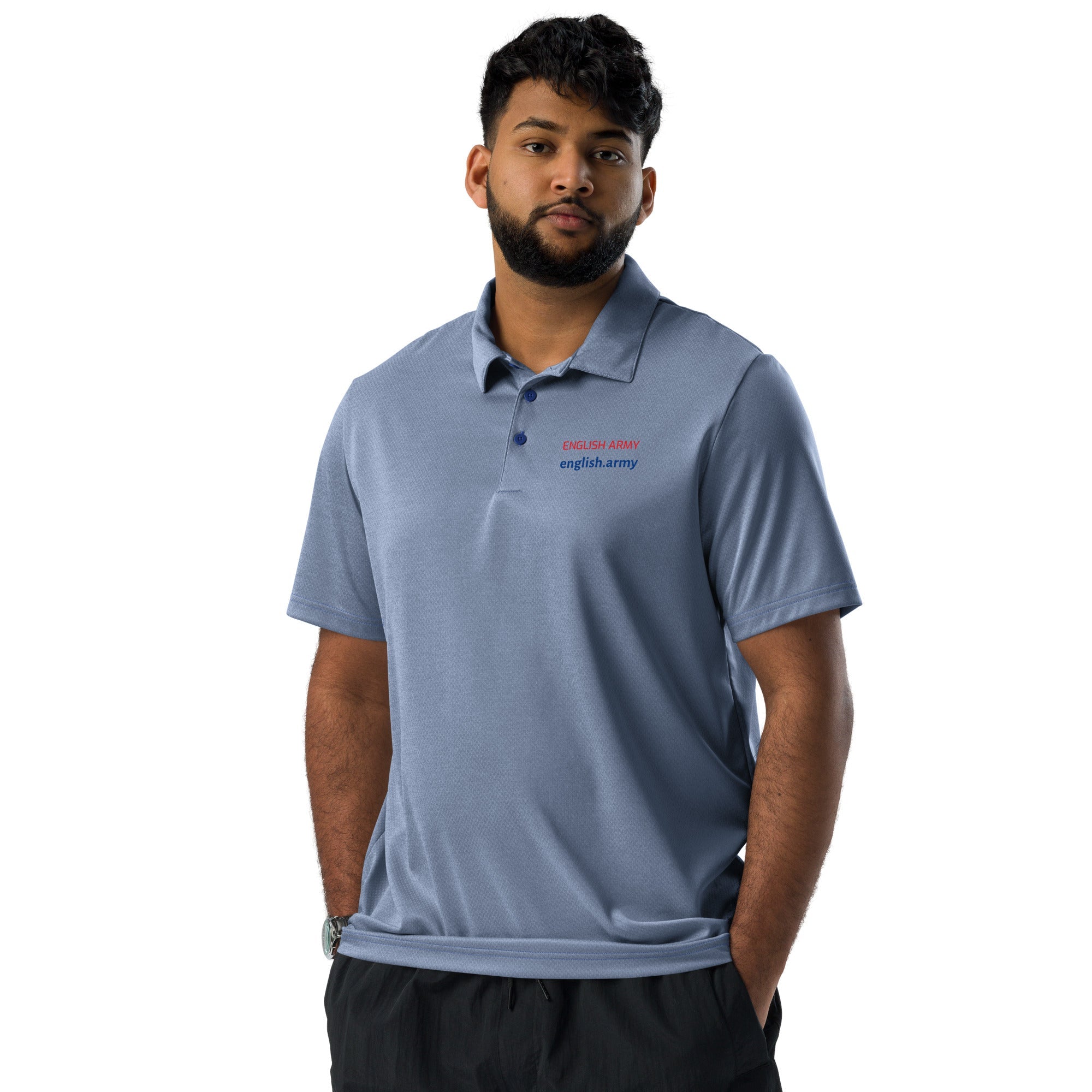 ENGLISH ARMY - Adidas Space-dyed Polo