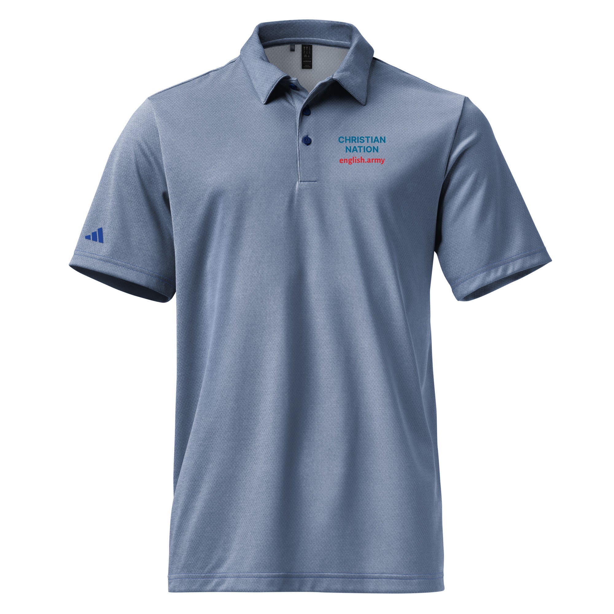 Christian Nation - Adidas Space-dyed Polo