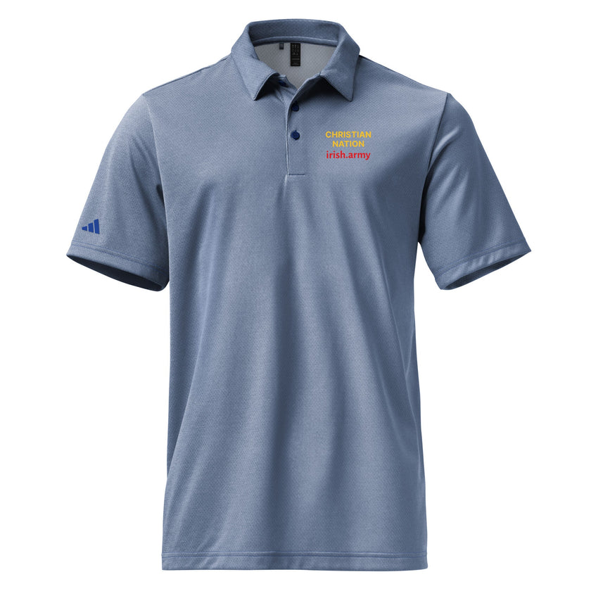 Christian Nation - Adidas Space-dyed Polo
