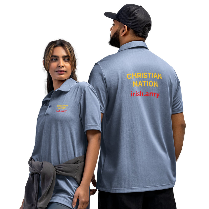 Christian Nation - Adidas Space-dyed Polo