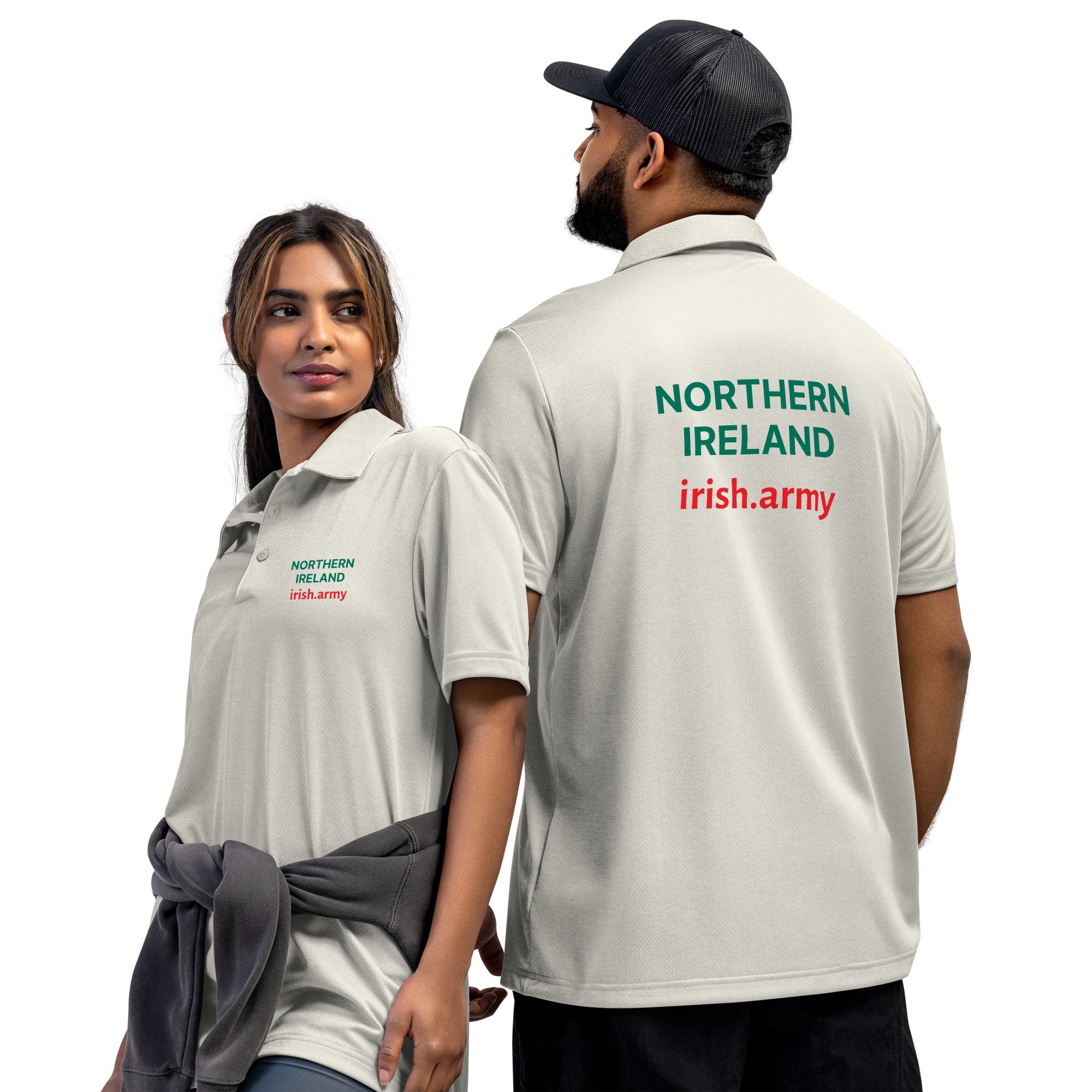 NORTHERN IRELAND - Adidas Space-dyed Polo