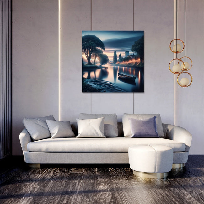 Belfast Whispers of the Lagan Canvas