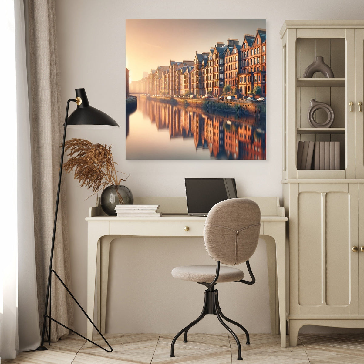 Sunset Serenity Glasgow Canvas