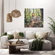 Rabbit's Woodland Canvas