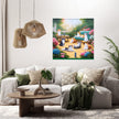 Playful Garden Cats Canvas
