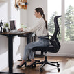 Auraspine Ergonomic Mesh Office Chair with Adjustable Lumbar Support & Breathable Backrest