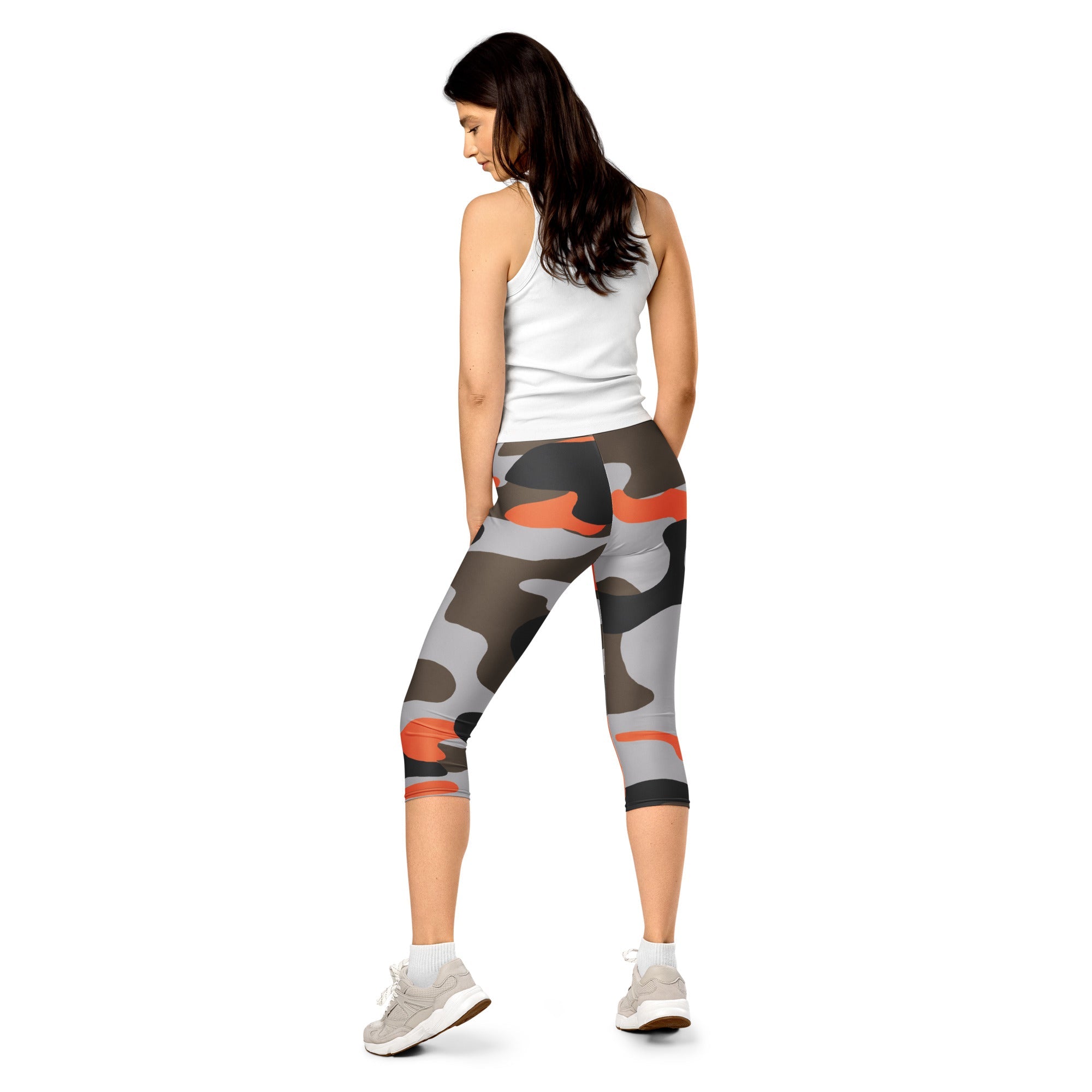 Capri Leggings - Irish Army