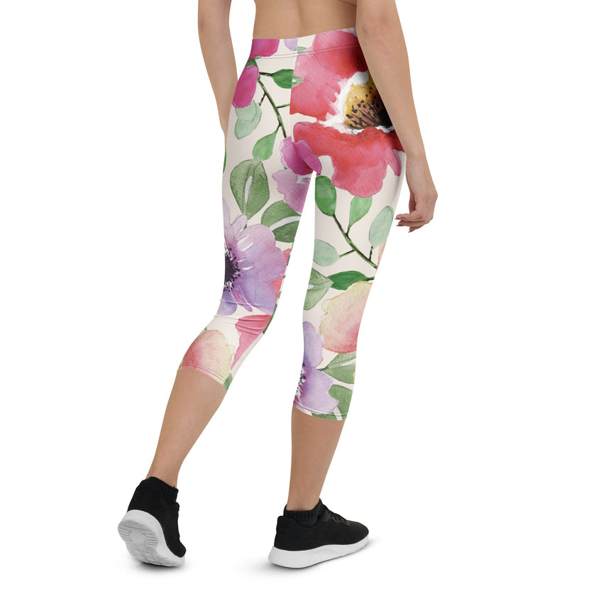 Capri Leggings - Irish Army