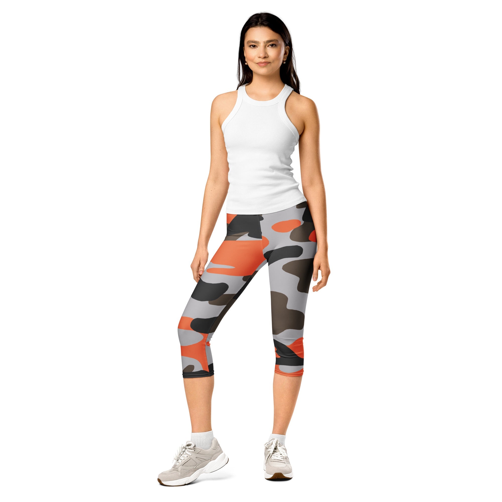 Capri Leggings - Irish Army